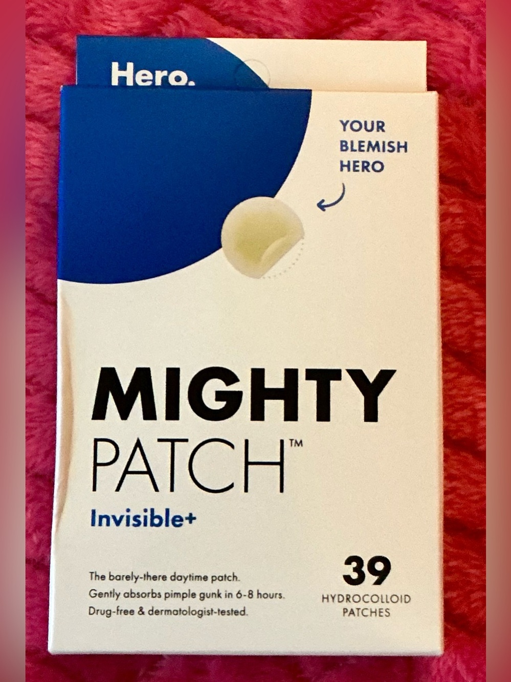 Mighty Patch Invisible+ Hydrocolloid Pimple Patches – White (39 Count)